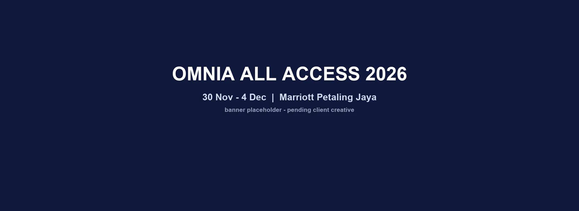 Omnia All Access 2026